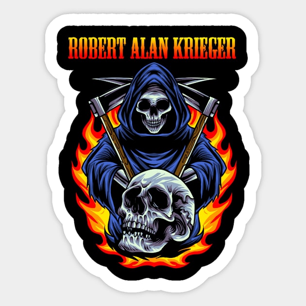 ROBERT ALAN KRIEGER VTG Sticker by kuzza.co